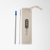 Stainless Straw Kit with Cotton Pouch
